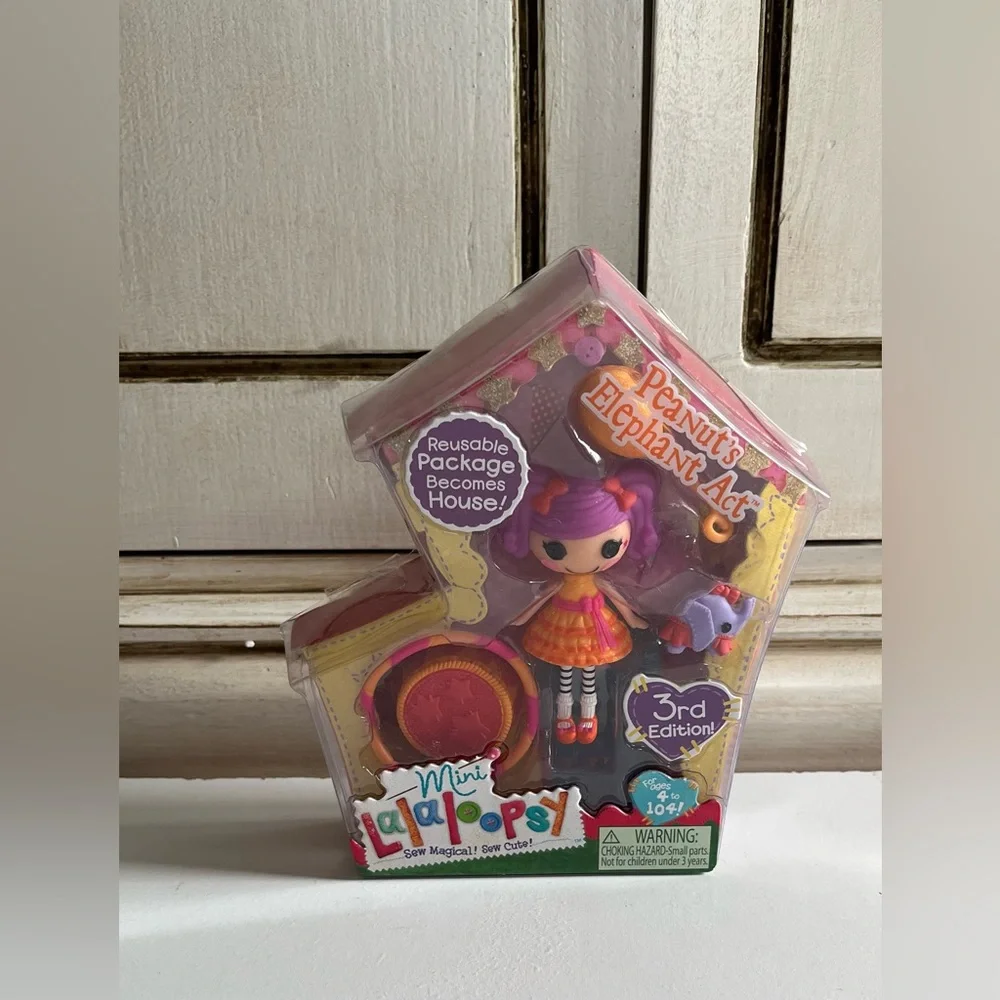 New Mini Lalaloopsy Peanuts Elephant Act #1 Series 5 3rd Edition Peanut Big Top